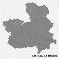 Blank map CastillaÃ¢â¬âLa Mancha of Spain. High quality map Comarcas of CastillaÃ¢â¬âLa Mancha on transparent background